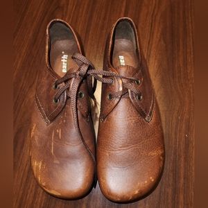 NWOB Kalso Earth Shoes Classy Ochre Brown Leather Women's SZ 7 *RARE*